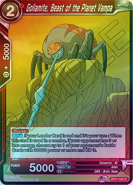 Goliamite, Beast of the Planet Vampa - BT11-020 - Common (FOIL) available at 401 Games Canada