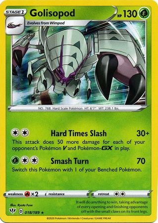 Golisopod - 018/189 - Holo Rare available at 401 Games Canada