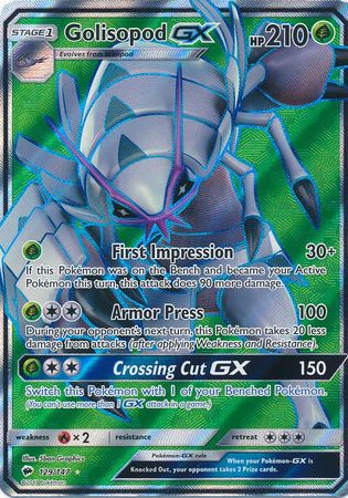 Golisopod GX - 129/147 - Full Art Ultra Rare available at 401 Games Canada