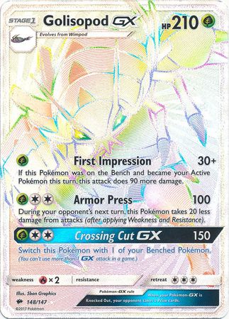 Golisopod GX - 148/147 - Hyper Rare available at 401 Games Canada