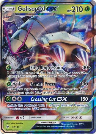 Golisopod GX - 17/147 - Ultra Rare available at 401 Games Canada