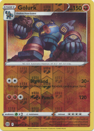 Golurk - 083/172 - Rare - Reverse Holo available at 401 Games Canada