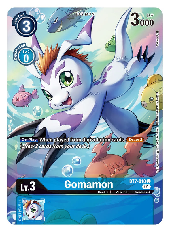 Gomamon (Alternate Art) - BT7-018 - Uncommon available at 401 Games Canada