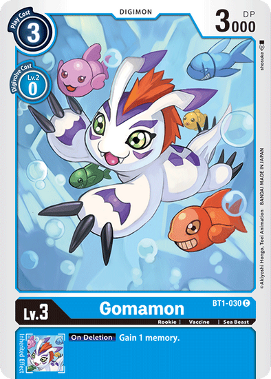 Gomamon - BT1-030 - Common available at 401 Games Canada