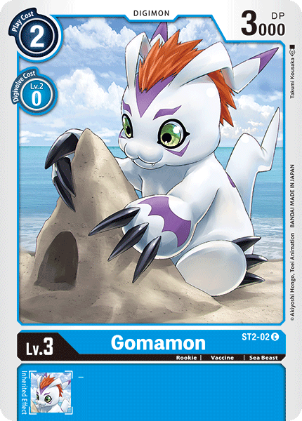 Gomamon - ST2-02 - Common available at 401 Games Canada