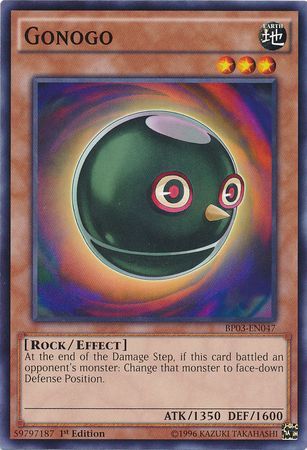 Gonogo (Shatterfoil) - BP03-EN047 - Shatterfoil Rare - 1st Edition available at 401 Games Canada