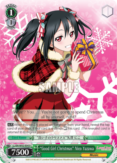 "Good Girl Christmas" Nico Yazawa - LL/EN-W02-E043 - Common available at 401 Games Canada