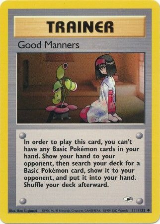 Good Manners - 111/132 - Uncommon - Unlimited available at 401 Games Canada