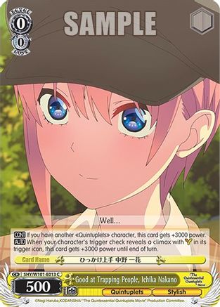 Good at Trapping People, Ichika Nakano - 5HY/W101-E013 - Common available at 401 Games Canada