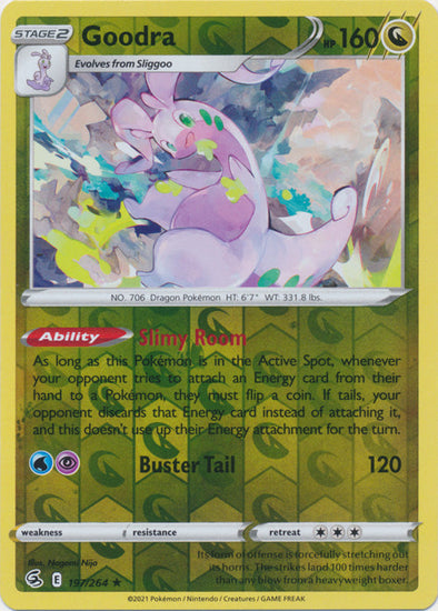 Goodra - 197/264 - Rare - Reverse Holo available at 401 Games Canada