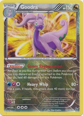 Goodra - 74/106 - Holo Rare - Reverse Holo available at 401 Games Canada