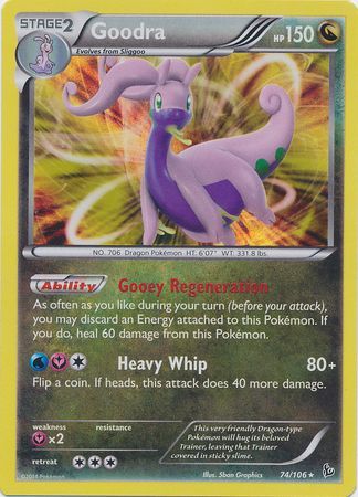 Goodra - 74/106 - Holo Rare available at 401 Games Canada