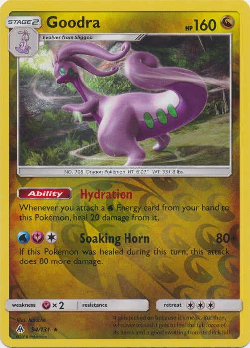 Goodra - 94/131 - Holo Rare - Reverse Holo available at 401 Games Canada