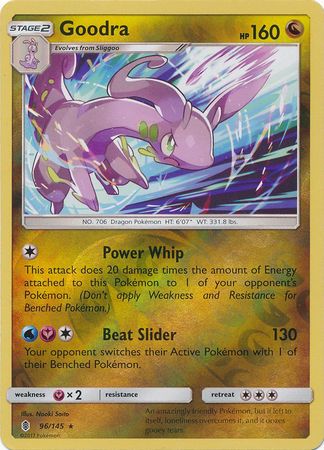 Goodra - 96/145 - Holo Rare - Reverse Holo available at 401 Games Canada