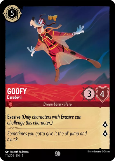 Goofy (Daredevil) - 111/204 - Common available at 401 Games Canada