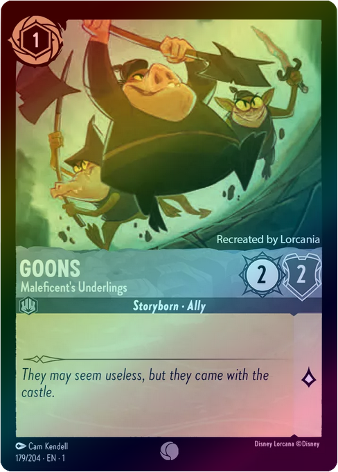 Goons (Maleficent's Underlings) - 179/204 - Common (Foil) available at 401 Games Canada