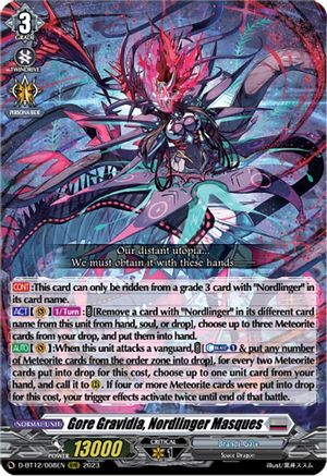 Gore Gravidia, Nordlinger Masques - D-BT12/008EN - Triple Rare available at 401 Games Canada