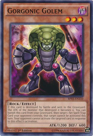 Gorgonic Golem - BP03-EN110 - Common - 1st Edition available at 401 Games Canada