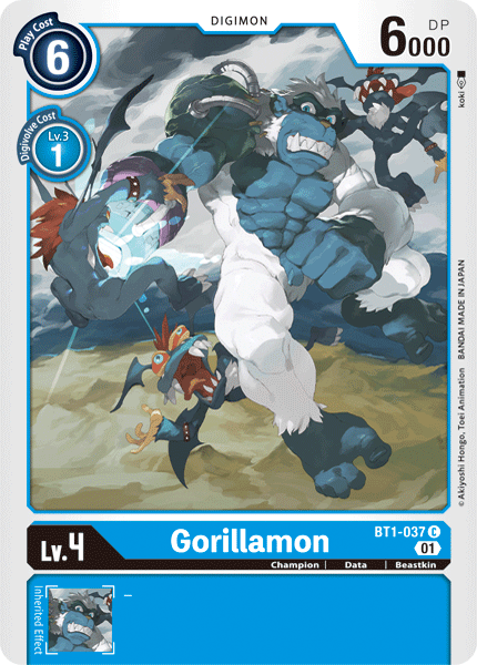 Gorillamon (Alternate Art) - BT1-037 - Common available at 401 Games Canada