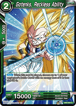 Gotenks, Reckless Ability - DB3-064 - Common available at 401 Games Canada