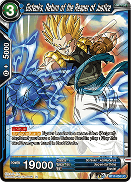 Gotenks, Return of the Reaper of Justice - BT11-056 - Uncommon available at 401 Games Canada