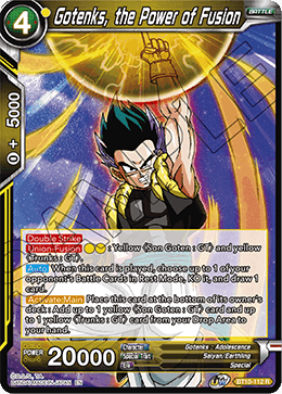 Gotenks, the Power of Fusion - BT10-112 - Rare (FOIL) (Reprint) available at 401 Games Canada