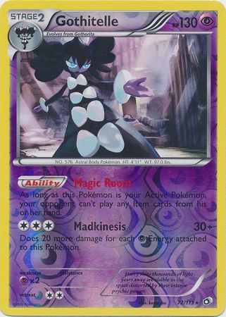 Gothitelle - 72/113 - Holo Rare - Reverse Holo available at 401 Games Canada