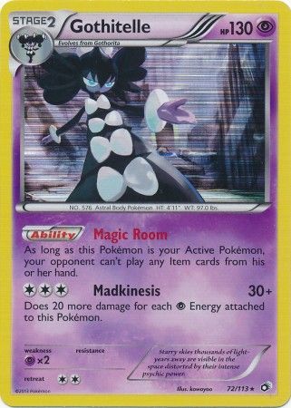 Gothitelle - 72/113 - Holo Rare available at 401 Games Canada