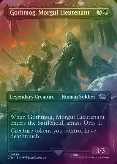 401 Games Canada - Gothmog, Morgul Lieutenant - Borderless Scene (Foil) (LTR) 401 Games Canada - Gothmog, Morgul Lieutenant - Borderless Scene (Foil) (LTR)