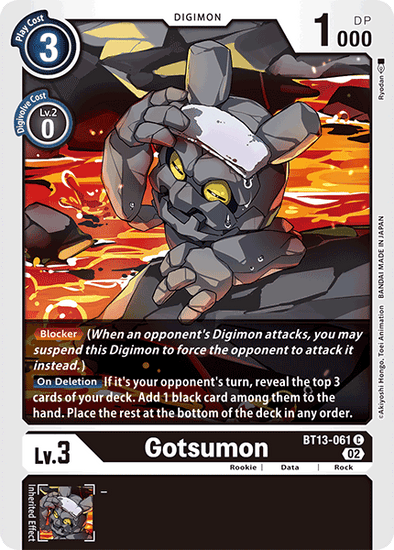 Gotsumon - BT13-061 - Common available at 401 Games Canada