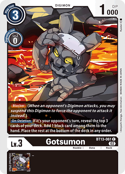 Gotsumon - BT13-061 - Common available at 401 Games Canada