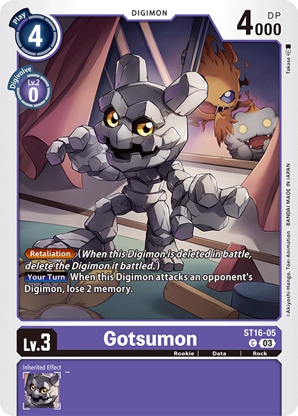 Gotsumon - ST16-05 - Common available at 401 Games Canada