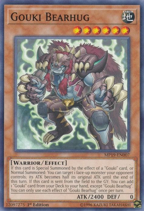 Gouki Bearhug - MP19-EN007 - Common - 1st Edition available at 401 Games Canada