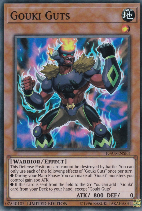 Gouki Guts - IGAS-ENSE3 - Super Rare - Limited Edition available at 401 Games Canada