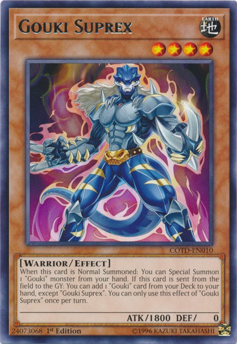 Gouki Suprex - COTD-EN010 - Rare - 1st Edition available at 401 Games Canada