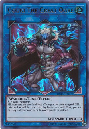Gouki The Great Ogre - DUPO-EN073 - Ultra Rare - Unlimited available at 401 Games Canada
