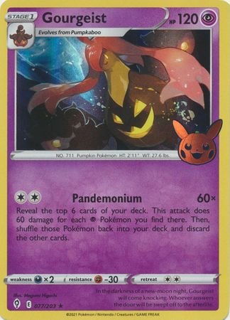 Gourgeist - 077/203 - Holo Promo (Trick or Trade BOOster Bundle) available at 401 Games Canada