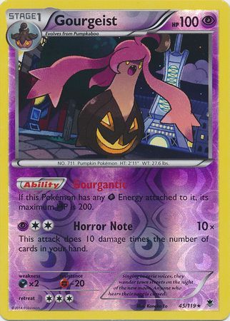 Gourgeist - 45/119 - Holo Rare - Reverse Holo available at 401 Games Canada