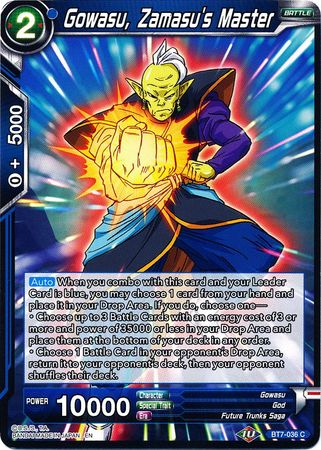 Gowasu, Zamasu's Master - BT7-036 - Common available at 401 Games Canada