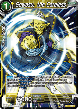 Gowasu, the Careless - BT16-086 - Common (Foil) available at 401 Games Canada