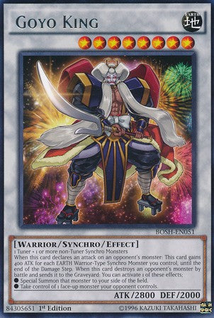 Goyo King - BOSH-EN051 - Rare - 1st Edition available at 401 Games Canada