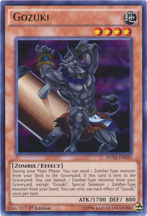 Gozuki - DUSA-EN020 - Ultra Rare - 1st Edition available at 401 Games Canada