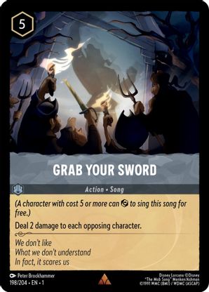 Grab Your Sword - 198/204 - Rare available at 401 Games Canada