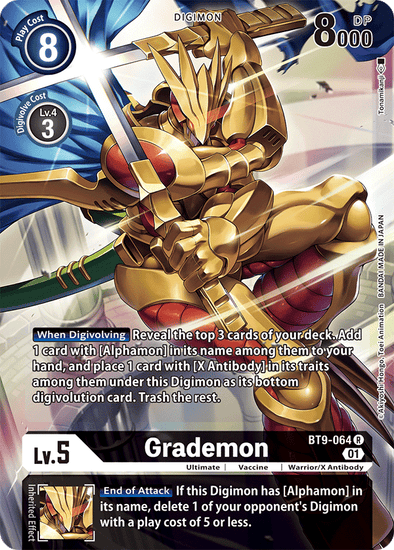 Grademon (Alternate Art) - BT9-064 - Rare available at 401 Games Canada