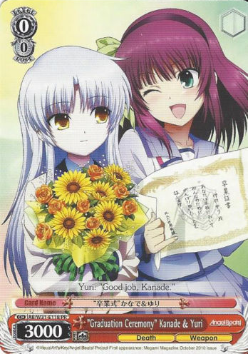 "Graduation Ceremony" Kanade & Yuri - AB/W31-E118 - Promo available at 401 Games Canada