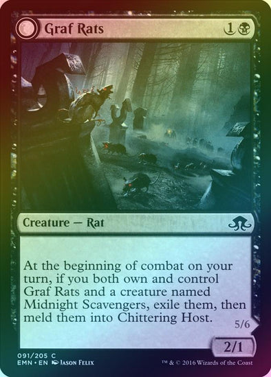 Graf Rats // Chittering Host (Foil) (EMN)
