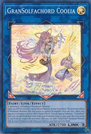 GranSolfachord Coolia - CYAC-EN049 - Super Rare - 1st Edition available at 401 Games Canada