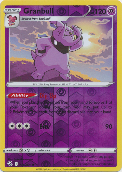 Granbull - 116/264 - Rare - Reverse Holo available at 401 Games Canada