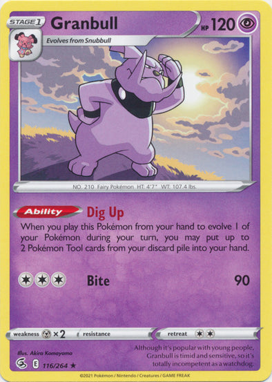 Granbull - 116/264 - Rare available at 401 Games Canada