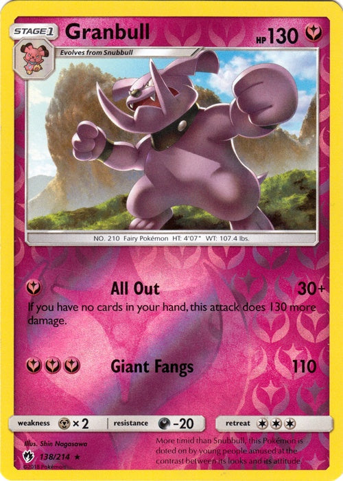 Granbull - 138/214 - Reverse Foil available at 401 Games Canada